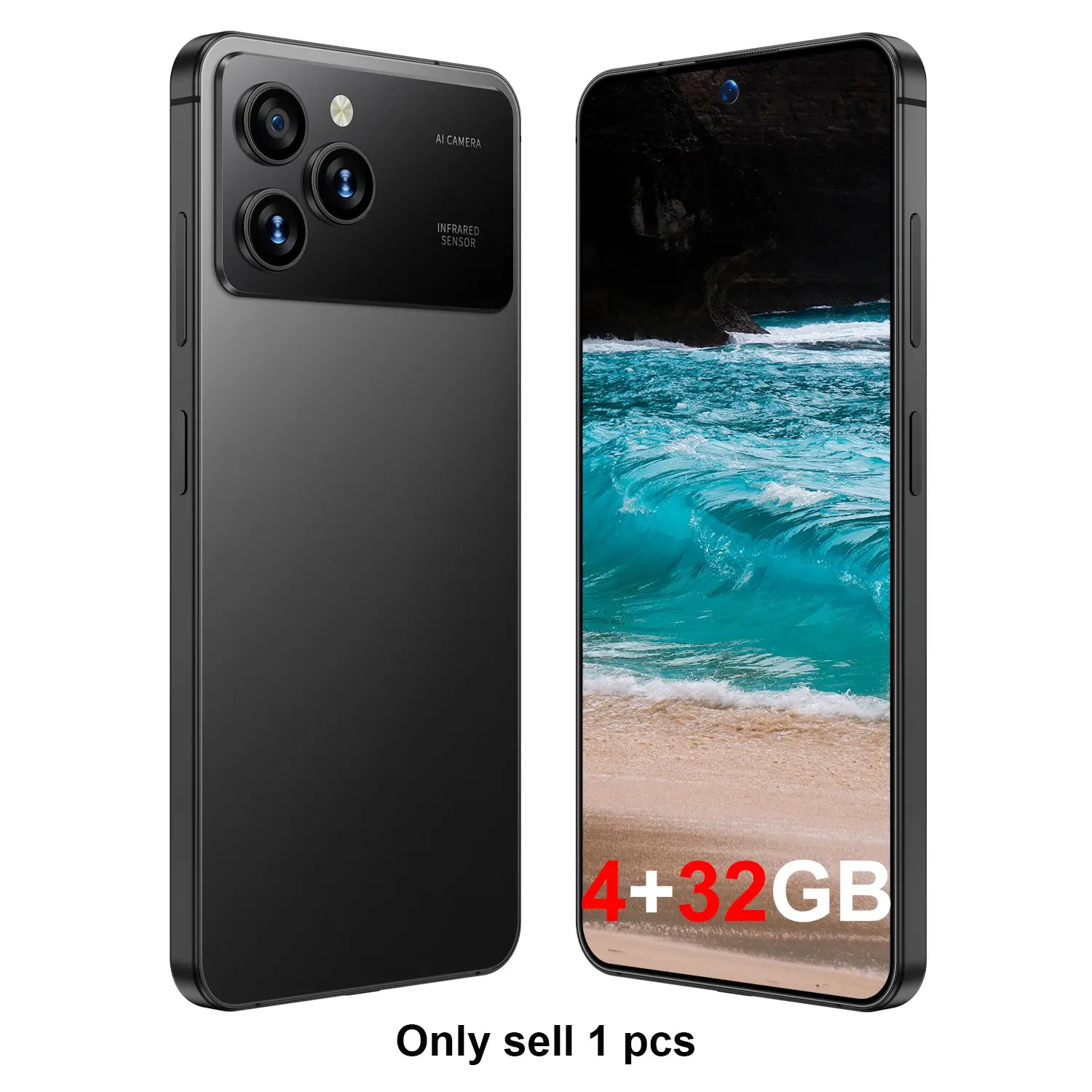 Unlocked Smart Android Phone, Android 12.0, 4300mah Battery, Dual Sim, 4g Network, 7.2-Inch Screen, Octa-Core Cpu, 4GB+32GB Storage, 5mp+13mp Camera, Android Smartphone, Cellphone