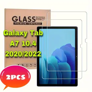 Samsung A7 10.4-Inch (2020/2022) 2-Pack Anti-Scratch 9h Tempered Glass Screen Protector, Fingerprint Resistant, Shatterproof, HD Clarity