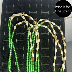 Auntie Ama’s Pearl Grove Crystal waist beads