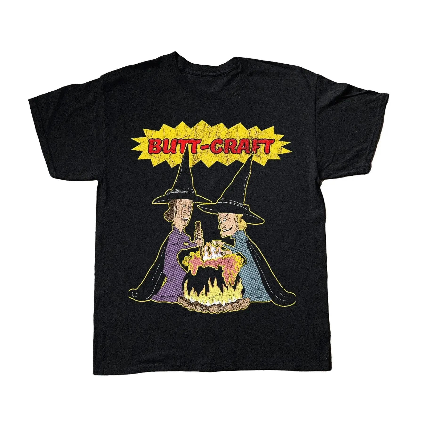 BEAVIS AND BUTTHEAD HALLOWEEN SPECIAL VINTAGE BLACK T-SHIRT