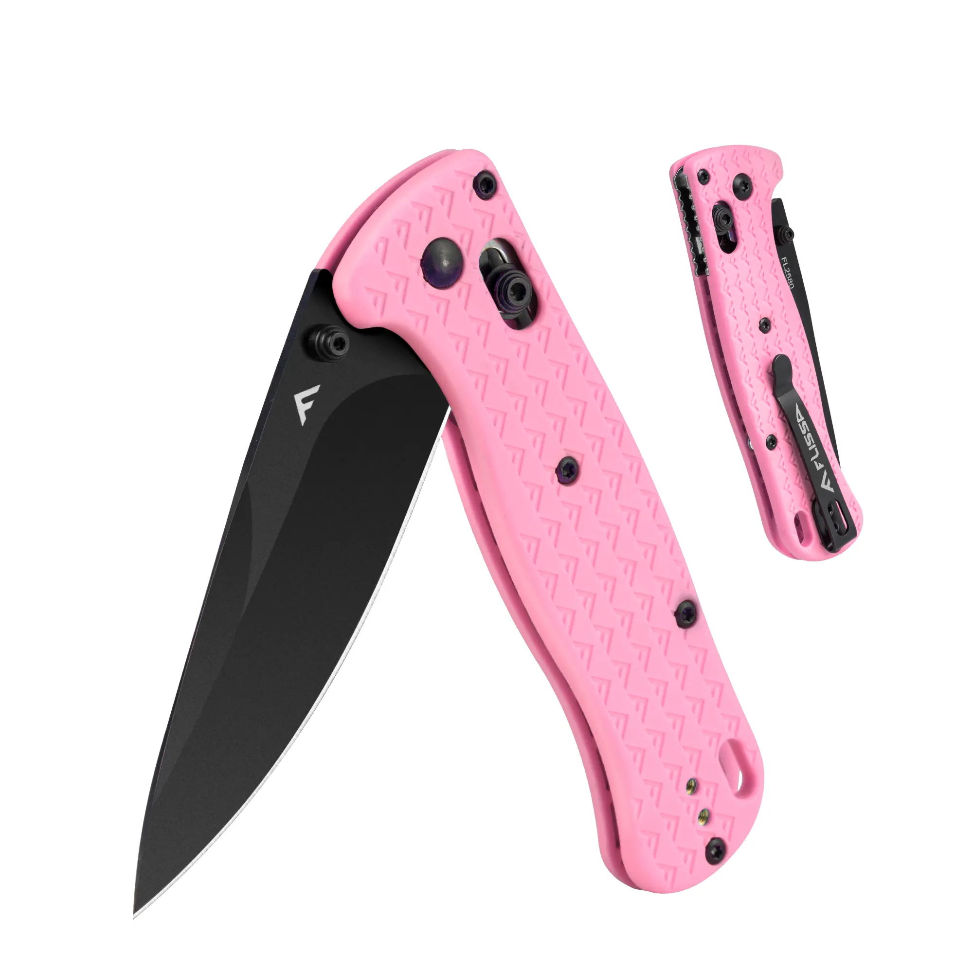 FLISSA 4.5" Folding Pocket Knife, Lightweight Pocket Knife with Axis Lock, 3.2" 14C28N Steel Blade, Small EDC Sharp Camping Hiking Knife with Pocket Clip, Unique Tool Gift for Men Women