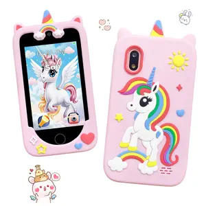 Children's Toy Phone, 4-inch Screen, Equipped with 10 Puzzle Games, 1080P High-definition Recording, Suitable for Birthday Gifts for Boys and Girls Aged 6 To 12