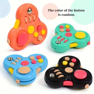 1 fingertip gyro, finger spinning game, portable decompression toy, enhances finger flexibility and relaxes the body and mind, suitable for all seasons Stress Relief Glutinous Rice Cake Vibrant Tool Cat Ear Plushie Mystery Box