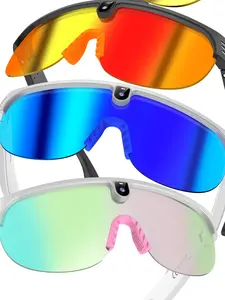 Smart AI Glasses with 800W POV Camera - Instant Photo/Video Capture Button - AI Object Recognition & Real-Time Translation - Polarized UV400 Sports Sunglasses for Cycling, Hiking & Travel - Bluetooth Hands-Free Smart Eyewear 2026 Edition Wearable