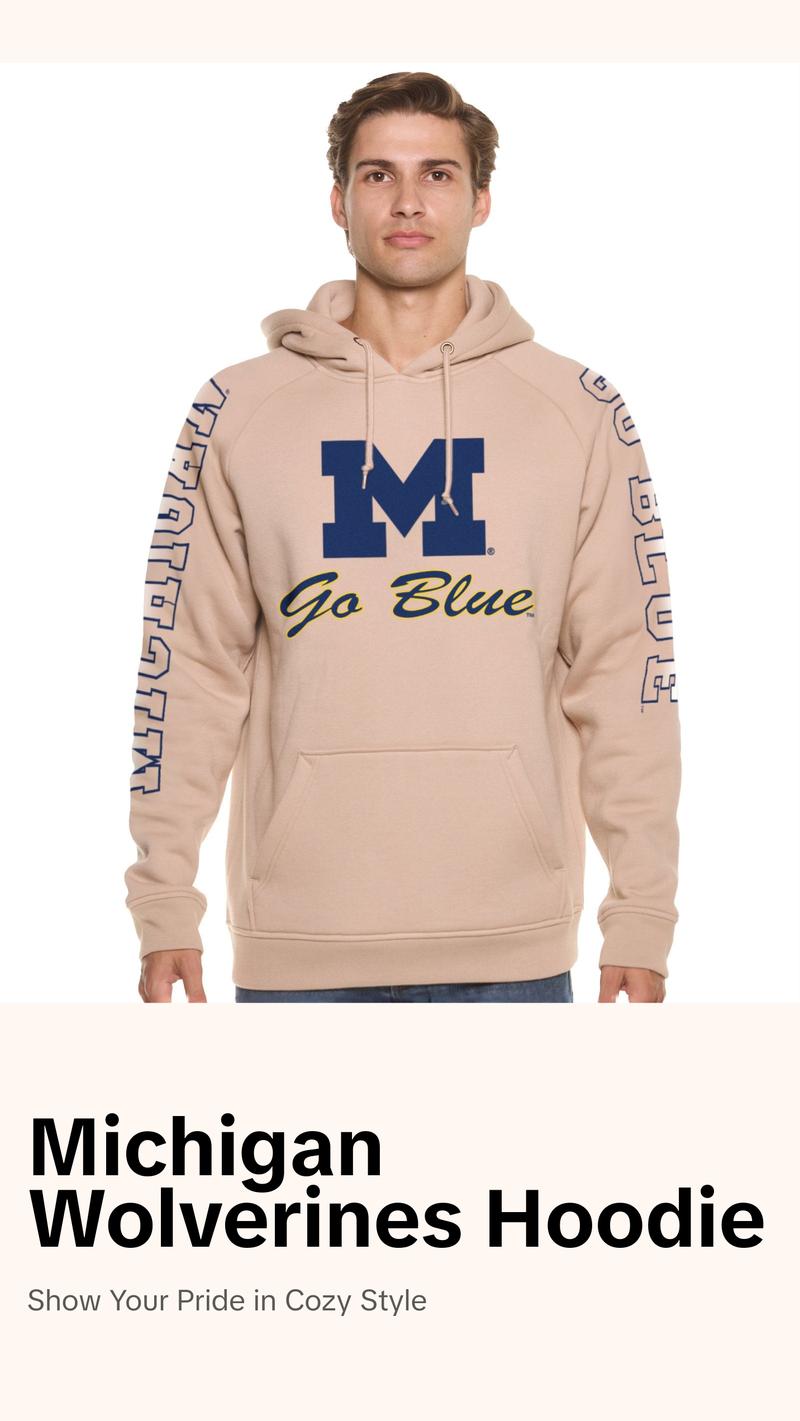Michigan Wolverines Big Break Hoodie