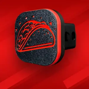 Red Taco 2" Tow Hitch Receiver Hidden Key Cover