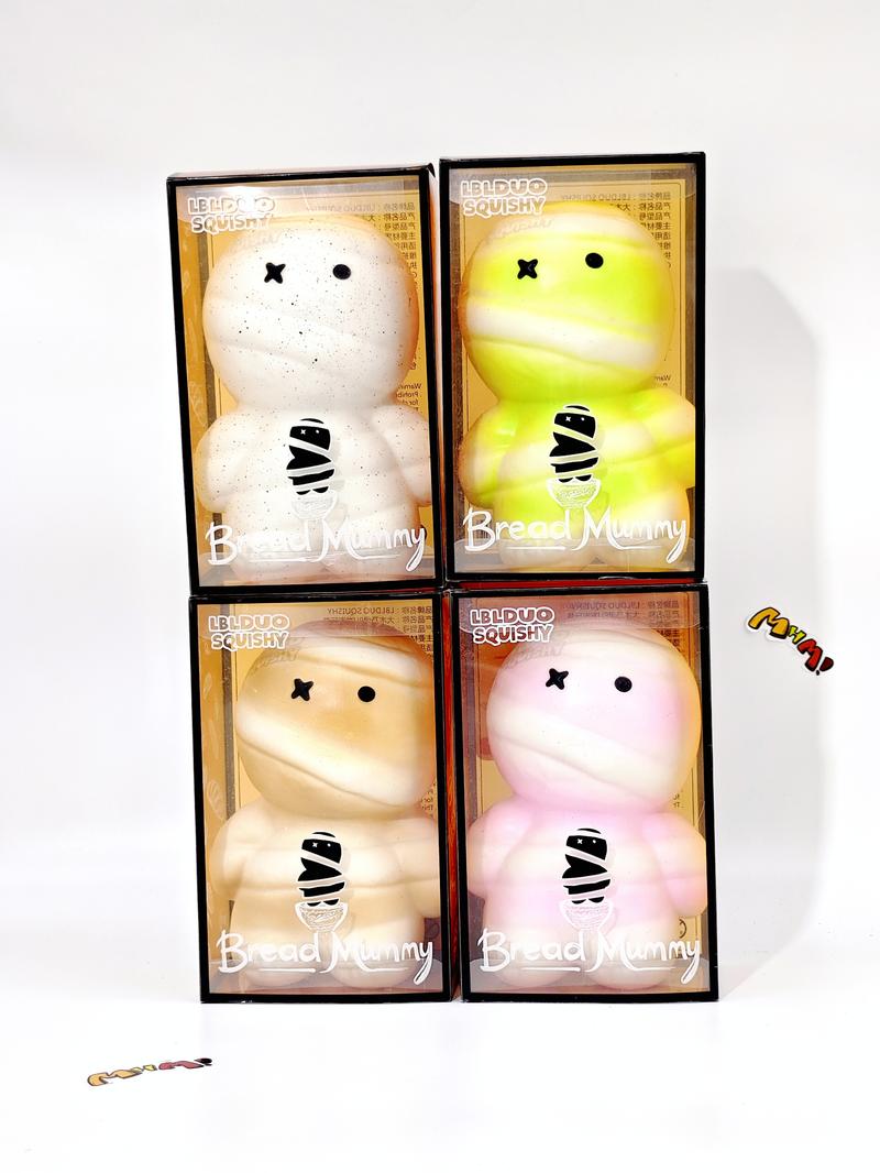 MHM Squishy Wind-Bread Buddy Stress Relief Toy - Sticky, Moist, Soft, Slow-Bouncing Foods Sensory Tool for Tactile Relaxation 9.65x6.89x4.13in