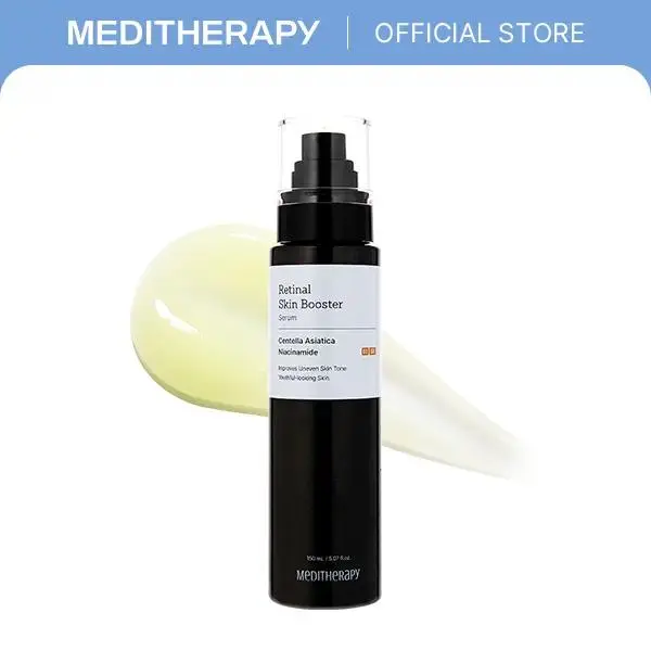 Glow-Tox Retinal Serum 150ml | Alternative Retinol-Retinal, Centella, Niacinamide | 3x larger bottle for Face & Body – Even Tone, Pores, Dark Spots – Gentle, Non-Irritating, Vegan | MEDITHERAPY official
