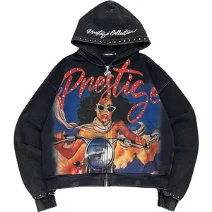 Prestige Motorcycle Hoodie Black