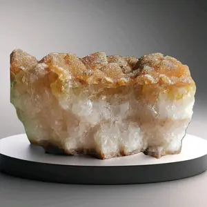 Beautiful sparkling Citrine Crystal a cluster