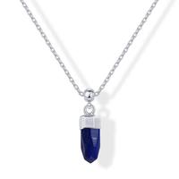 Sodalite Crystal - White Gold