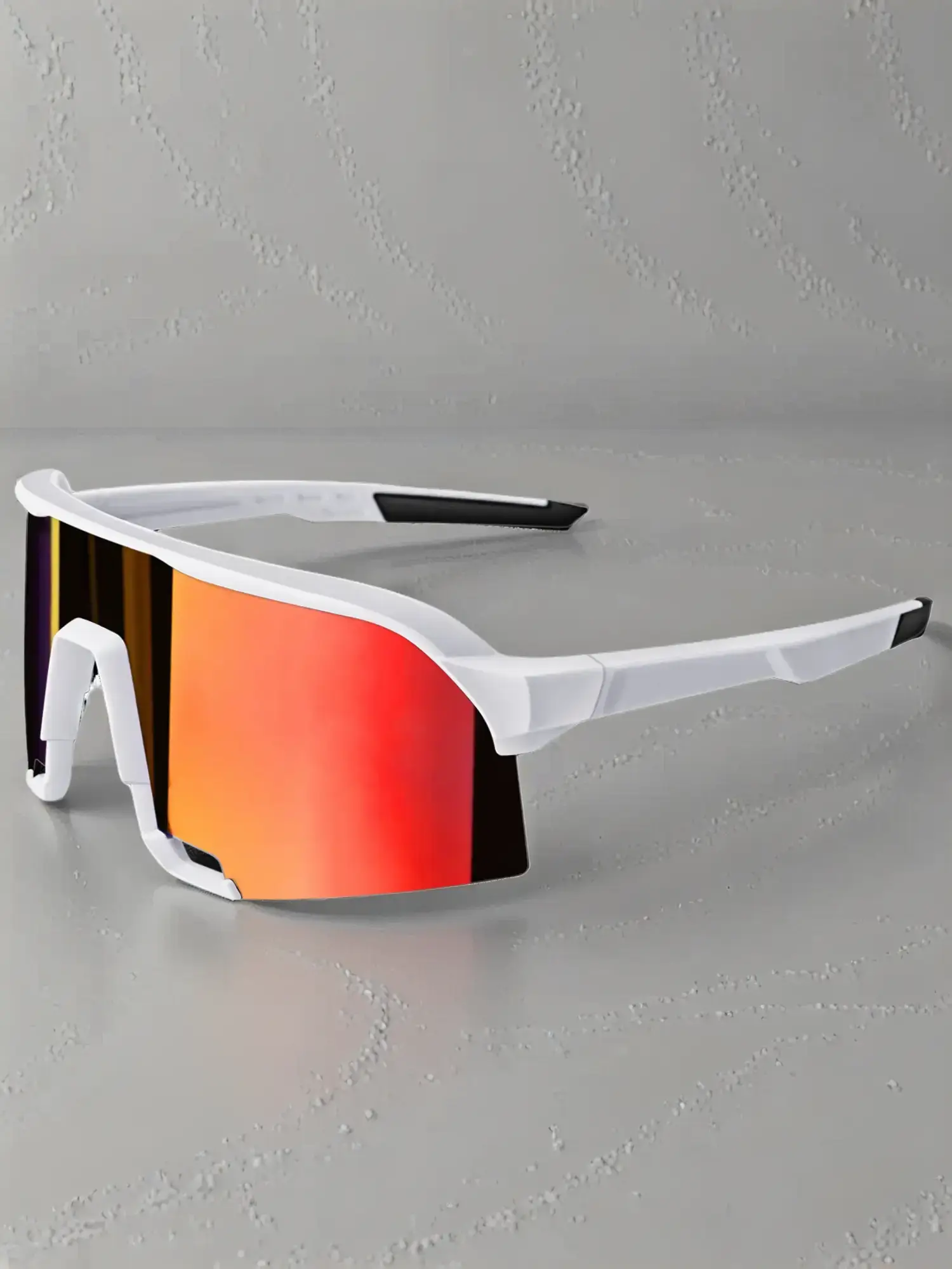 Unisex Sporty Flat Top Sunglasses, Trendy Casual Sunglasses for Everyday Use, Fashion Accessories for Outdoor Activities