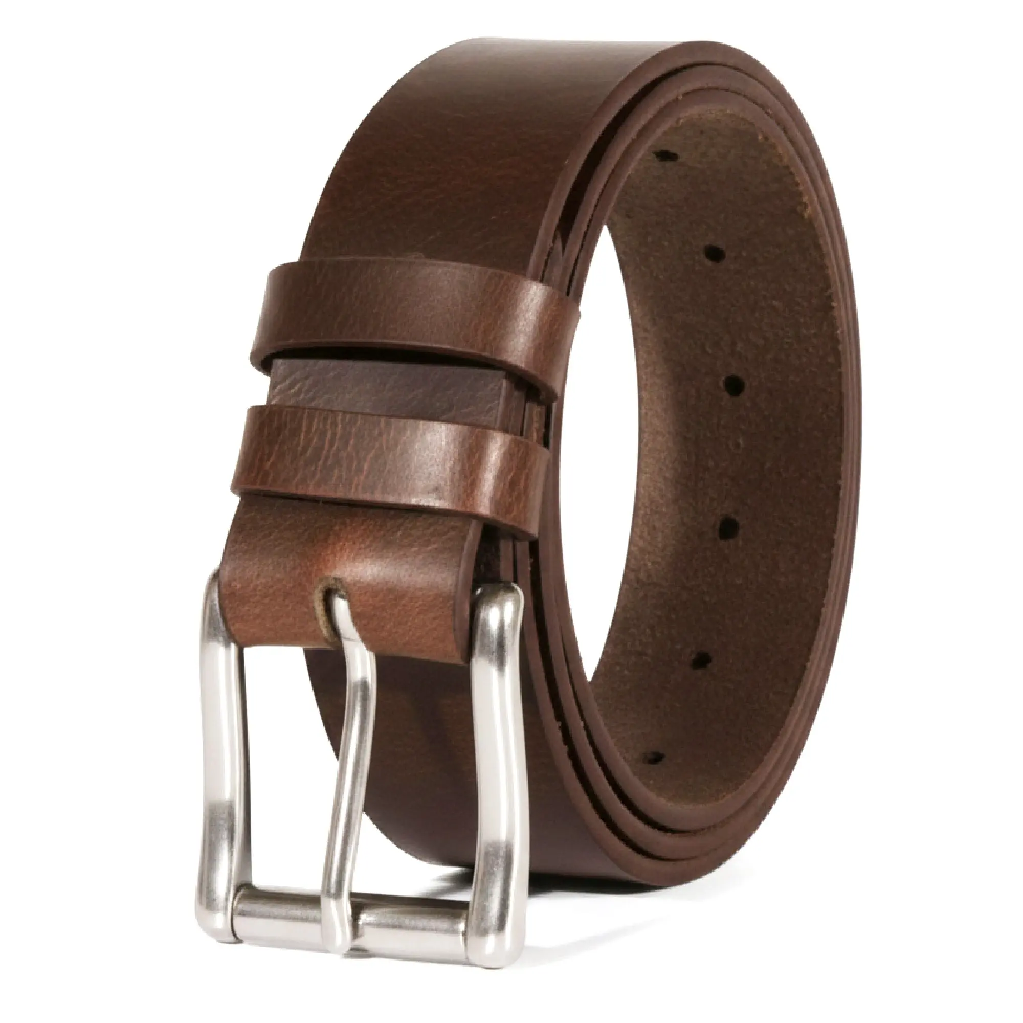 Mens Belts Leather Full Grain, Buffalo Leather, Handmade By Amish, 38mm Width & 3.6mm Thickness