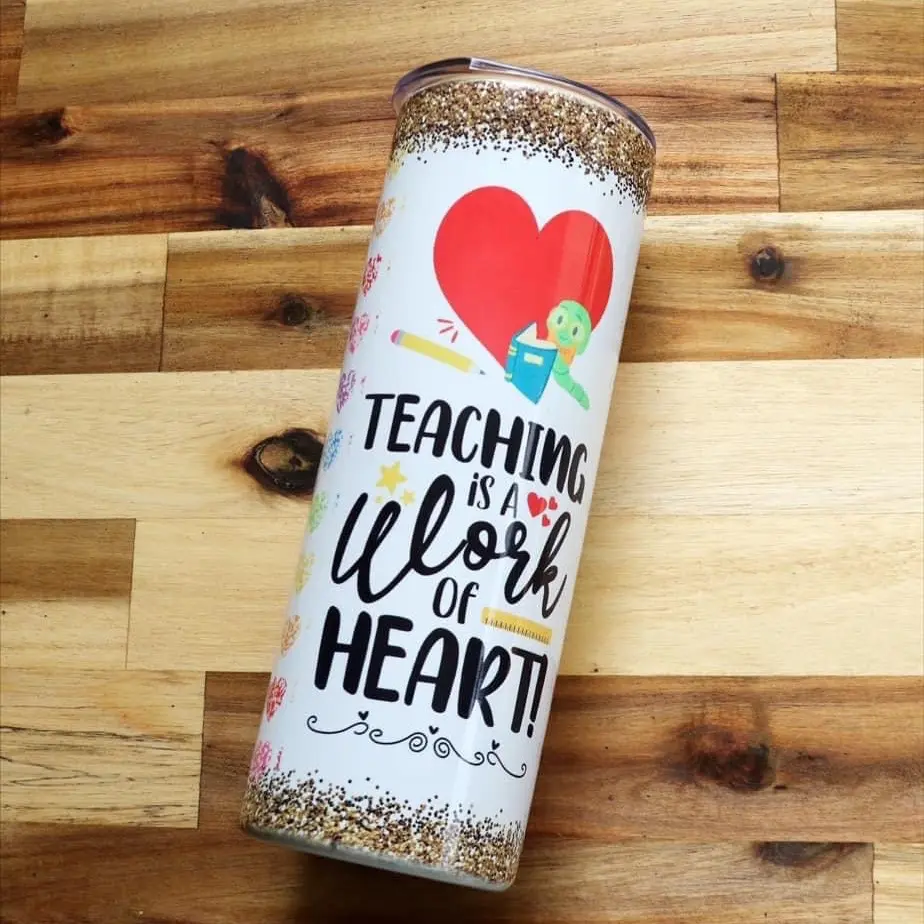 Teaching is a Work of Heart 20oz Tumblwr