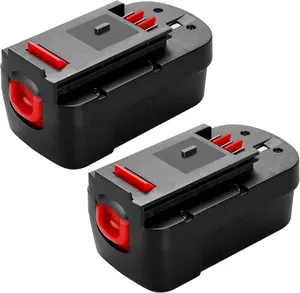 2Pack 3.6Ah HPB18 Ni-Mh Replacement Battery for Black and Decker 18V Battery HPB18 HPB18-OPE Compatible with Black Decker Battery 18 Volt Tools A1718 FS18FL Firestorm Cordless Power Tool (Black) capacity battery