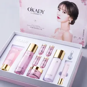 Valentine's Day Gift 9-Piece Sakura Skincare Set Hydrating Glow For Women All Skin Types