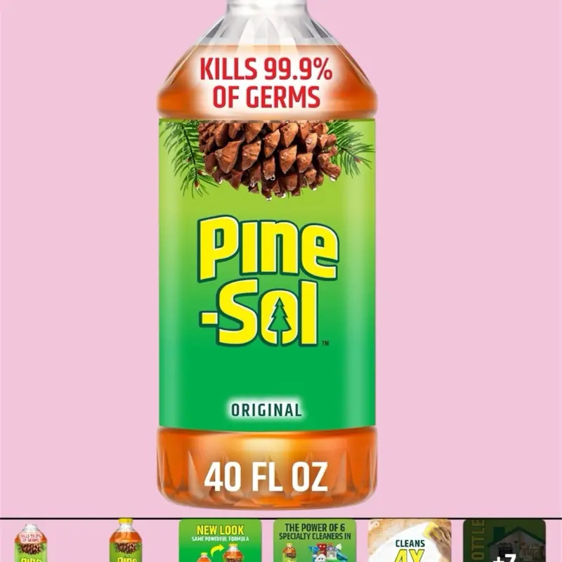 Pine-Sol Original All-Purpose Cleaner, 40 oz Household Cleaning Solution for Kitchen & Spring Cleaning