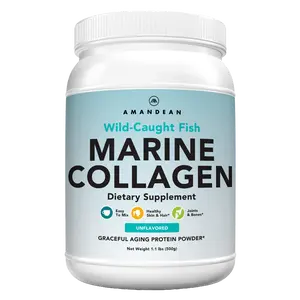 Amandean Premium Marine Collagen Powder 17.6 Oz - Dietary Supplement for Health & Beauty