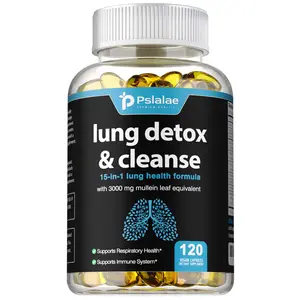 Lung Cleansing & Clearing | Mullein Leaf Capsules | 10:1 Mullein Leaf Extract (3000 mg eq) | Non-GMO, Vegan, 60 Veggie Softgels