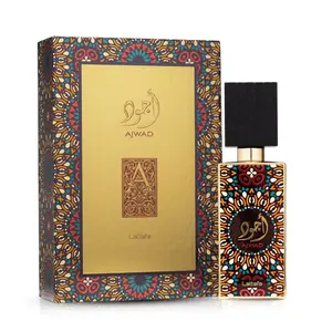 Lattafa Ajwad for Unisex Eau de Parfum Spray, 2.04 Ounce