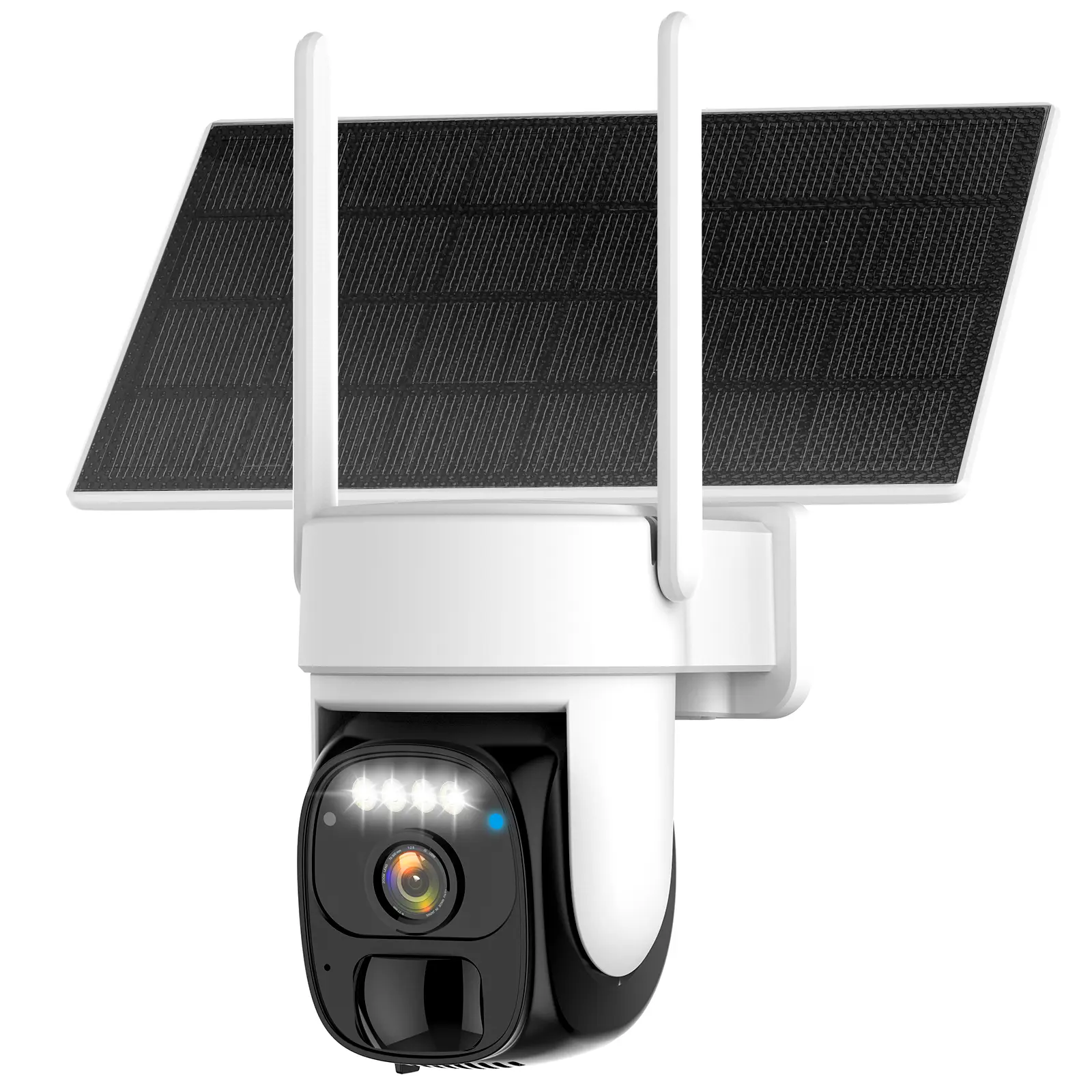 Solar-Powered Security Camera: Wireless, Weatherproof, HD Video Surveillance with Night Vision and Motion Detection