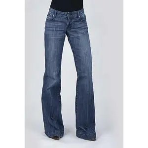 Stetson 214 Trouser Fit S Back Pocket ( Denim Dark Wash) - Women's Jeans
