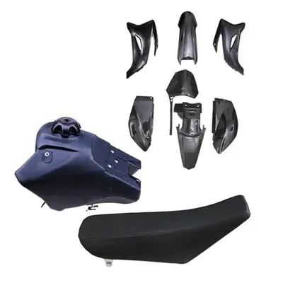 Universal Fit Fender Kit Blue & White Plastic Fender Fairing Kit