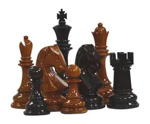 MegaChess 12 Inch Teak Giant Chess Set