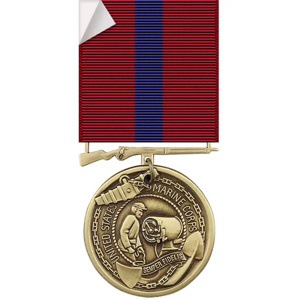 Marine Corps Good Conduct Medal Stickers - 6-in Military Decor Stickers for DIY Scrapbooking, Stamping, 6 Inches