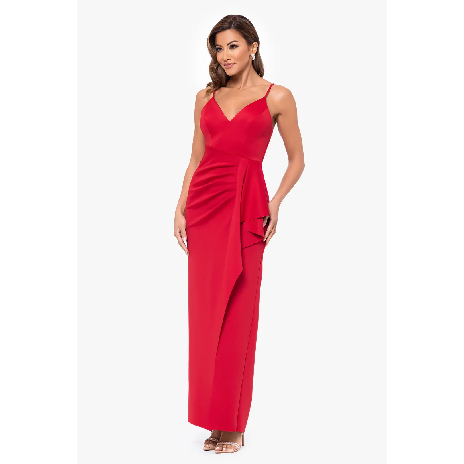 Xscape Evenings "Tabitha" Scuba Crepe Dress 6303X
