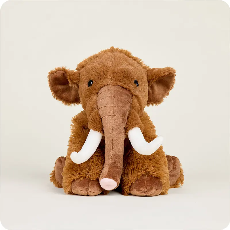 Wooly Mammoth Warmies - Weighted Stuffed Animal, Heatable, Chillable
