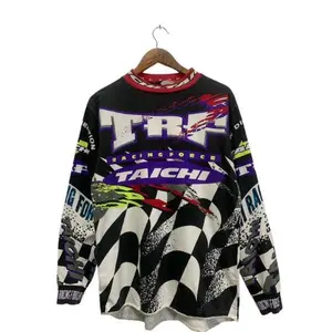 Vintage mtb jersey motocross jersey  downhill shirt enduro motorcycles bicycle jersey offroad jersey long sleeve t-shirt Racing bike sportwear