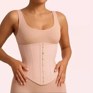 Lunari Hourglass Sculpt Top Tommy Control Corset - Instant Waist Sculpting, Under-Bust Design, High-Elastic Fabric, Perfect for Every Outfit
