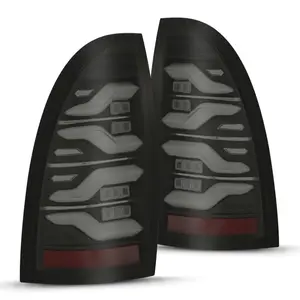 AlphaRex 05-15 Toyota Tacoma LUXX-Series LED Tail Lights Black