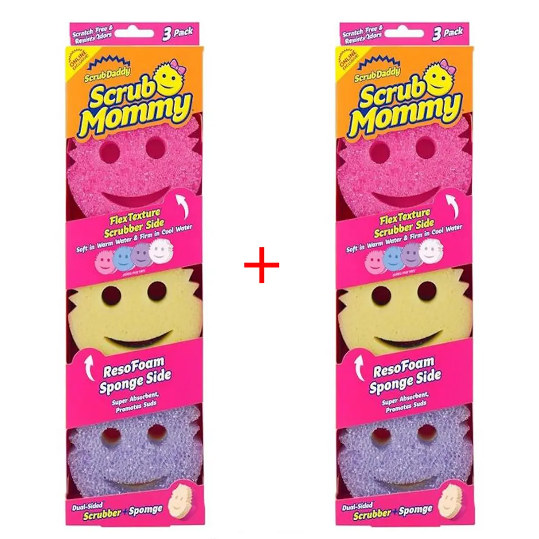 Scrub Daddy Scrub Mommy Color Sponges (6-Pack/8-Pack)