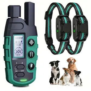Remote Dog Training Collar, Beep Vibration Shock Modes, 3300FT Long Range, Train 2 Dogs, Waterproof Design, Long Battery Life, Adjustable for Small Medium Large Dogs Home Outdoor Use