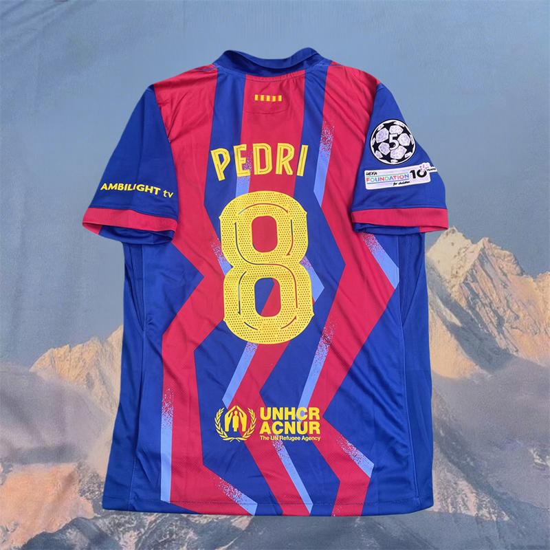 2025 2026 FCB Yamal 10# Raphinha 11# Pedri 8# Soccer jerseys