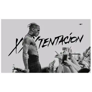 XXX Tentacion’s Album Stream Flag 'Look at Me: THE ALBUM’ Tapestry 40in*60in Tapestry Home Decor Supplies Decoration Gift Hanging