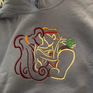 Hercules and Meg Embroidered Tshirt Hercules Embroidered Tshirt X-Mas, Gift For Her