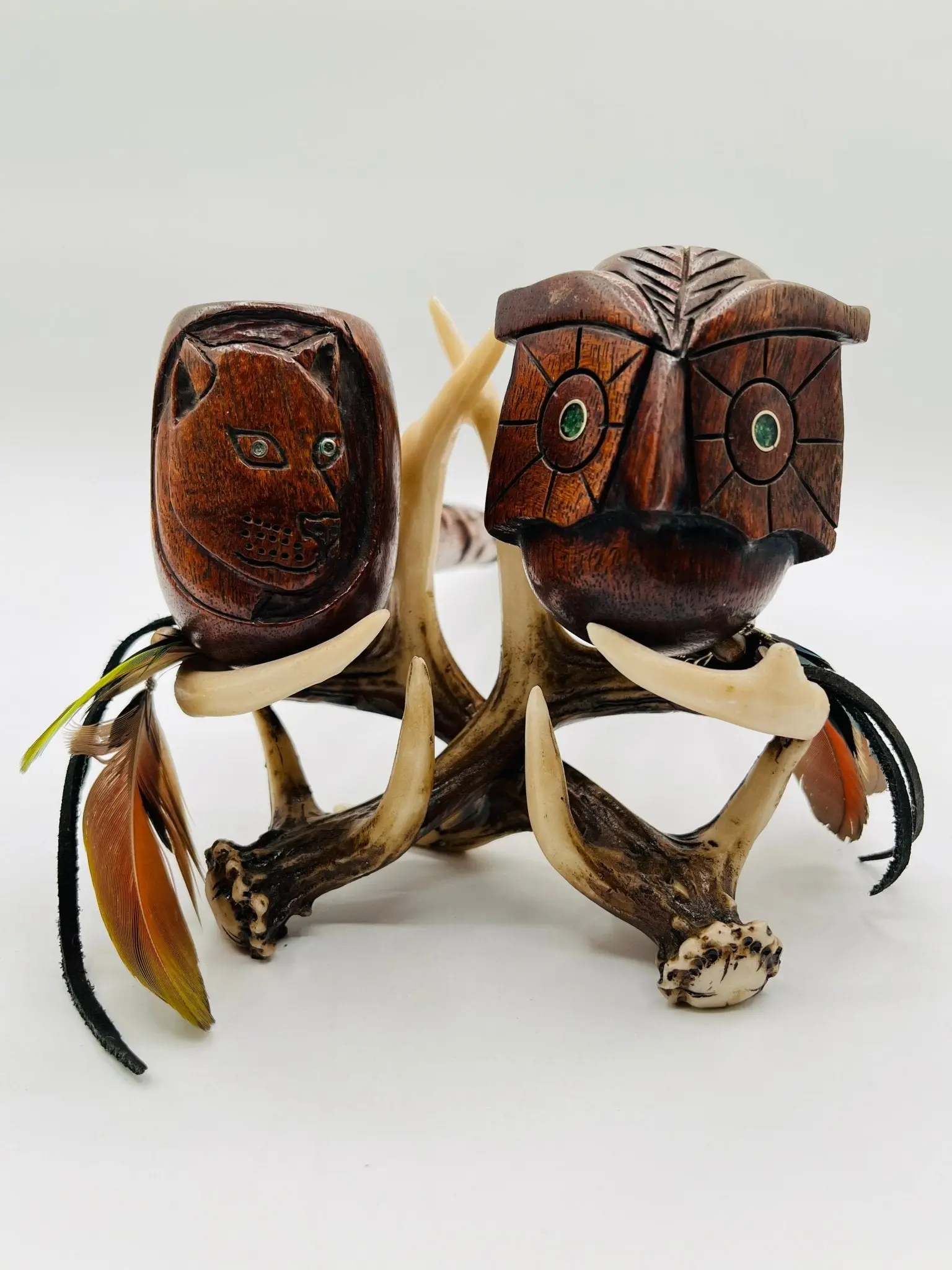 Owl Peace Pipe | Handcrafted Ceremonial Pipe