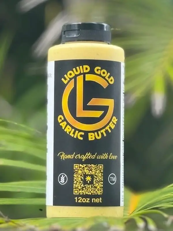 Liquid Gold Garlic Butter is a Hand Crafted for Chefs & Home Cooks Flavor Traditional Dip Sauce