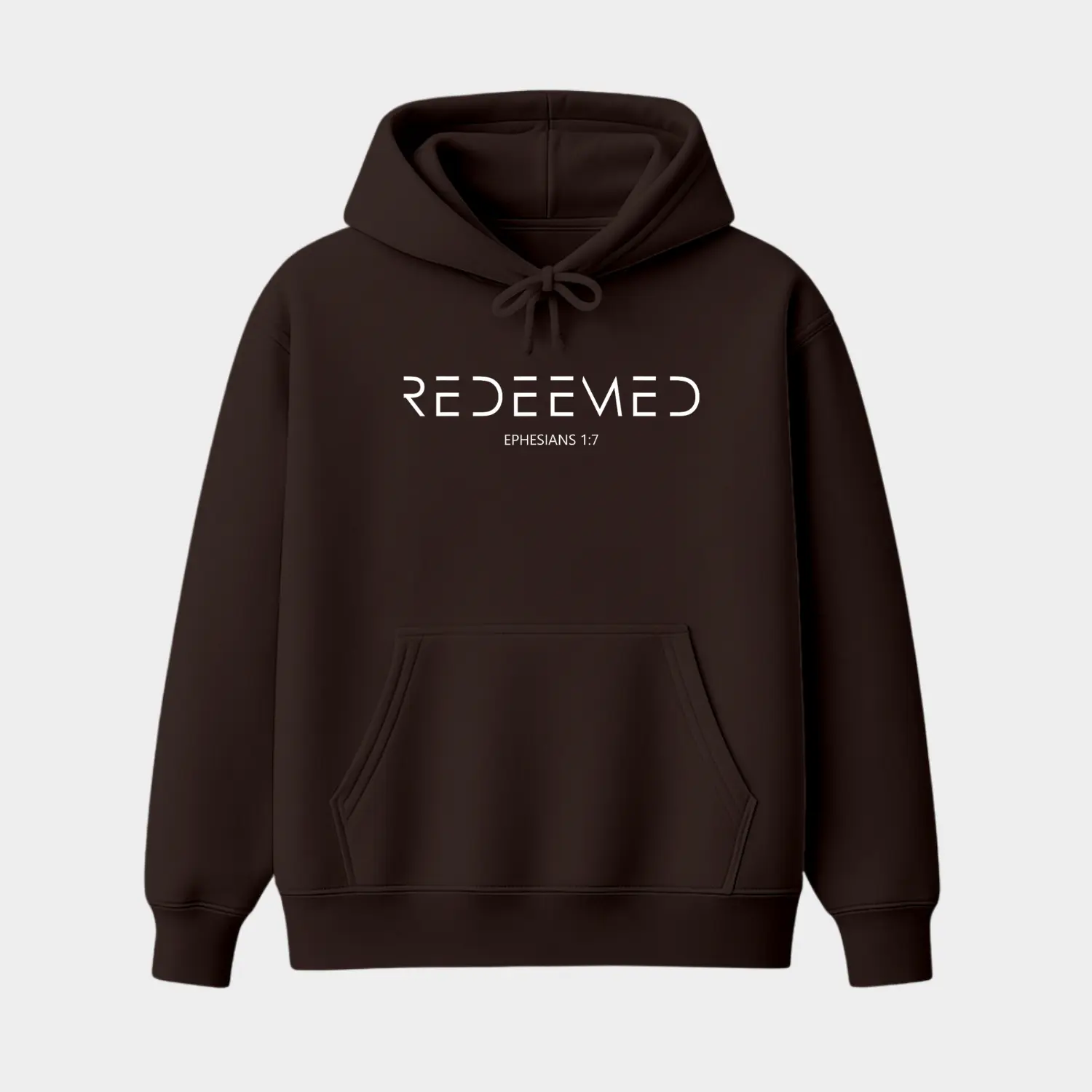 Redeemed Christian Hoodie, Faith Based Bible Verse Pullover, Religious Streetwear Apparel, Chosen Jesus Graphic Hoodie, Christian Clothing Top