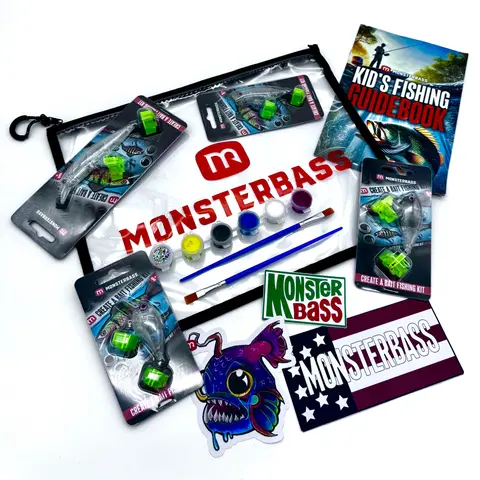 MONSTERBASS | The Kid's Create a Bait Fishing Kit