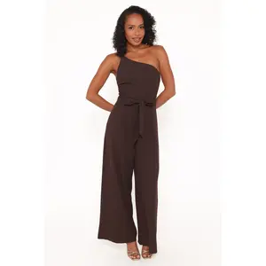 Leyton Jumpsuit - Chocolate Brown