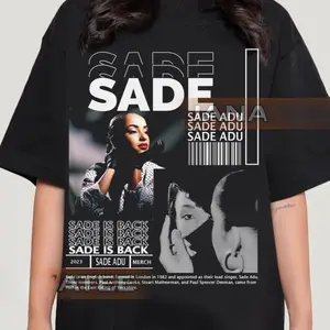 Limited Vintage Sade retro Shirt, Sade Adu Shirt Gift for Women and Men, Gildan Shirt Unisex Crewneck, Top Casual Basic