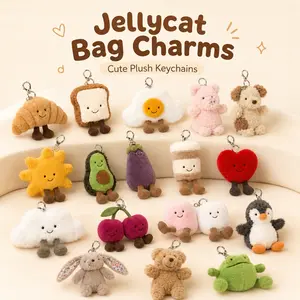 Jellycat Inspired Bag Charm  Keychain for Bags, Backpacks & Gifts
