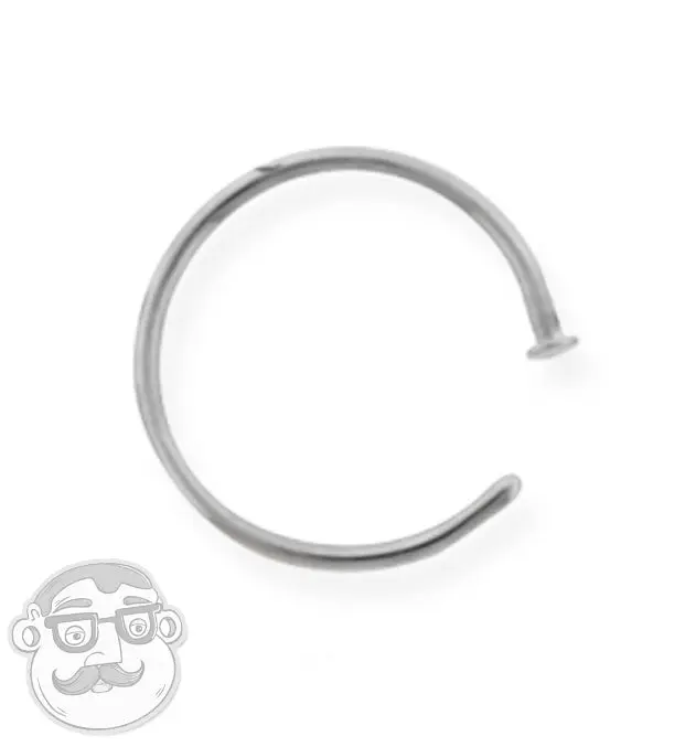 ASTM F-136 Titanium Nose Hoop Ring ASTM F-136 Titanium Nose Hoop Ring
