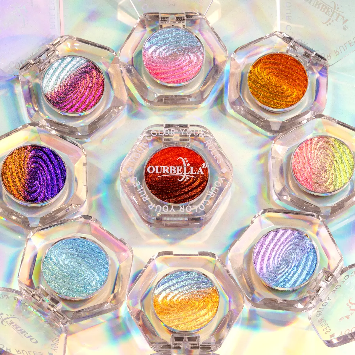 Ourbella ASTRUM | Multichrome Ombre Eyeshadow | sparkly shimmer eyeshadow| High-Pigment Color-Shifting| Vegan| Talc free| Long-Wearing