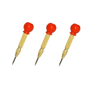 Center Punch Tool, Automatic Spring Positioner, Glass Breaker, High Hardness Hole Punching Die, Easy Hole Drilling for Steel, Plastic, Wood