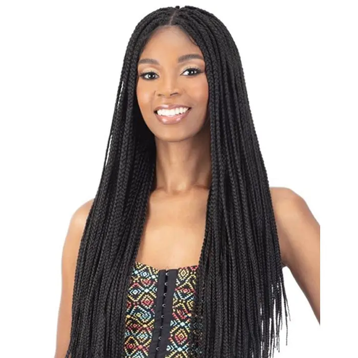 Model Model Synthetic Braided 5x5 Lace Front Wig - PRE STRETCHED BOX BRAIDS